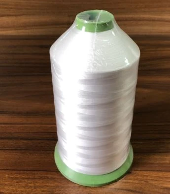 Rå hvid polyester til syning af tråd